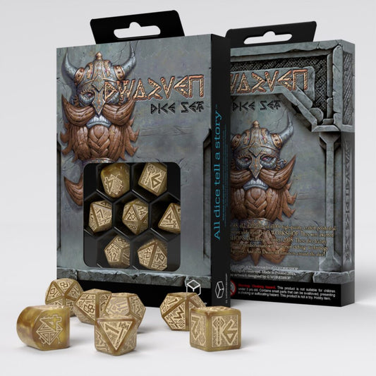 Dwarven Dice Set - Gold (7)