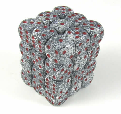 Granite Speckled D6 12mm Dobbelsteen Set (36 stuks)