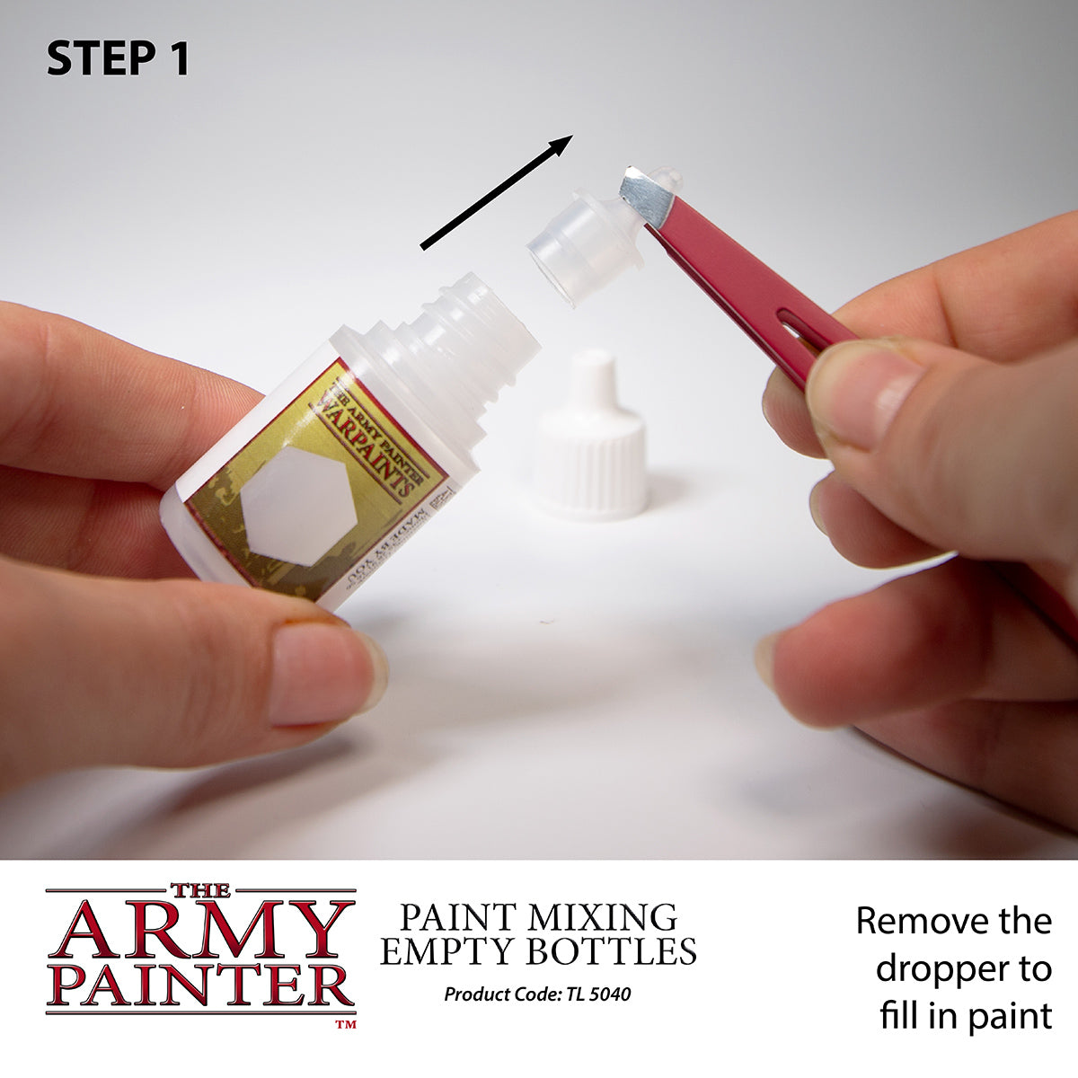 Paint Mixing Empty Bottles
